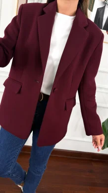 Marynarka Camila burgundowa