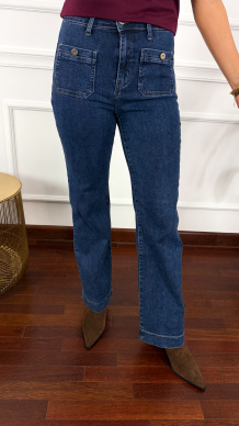 Spodnie Xenna ciemny denim