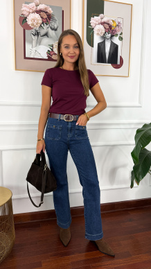 Spodnie Xenna ciemny denim