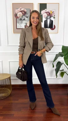 Wiskozowe body Tara czekoladowe