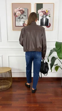 Kurtka Elia czekoladowa