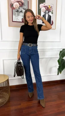 Bawełniana bluzka Vera czarny