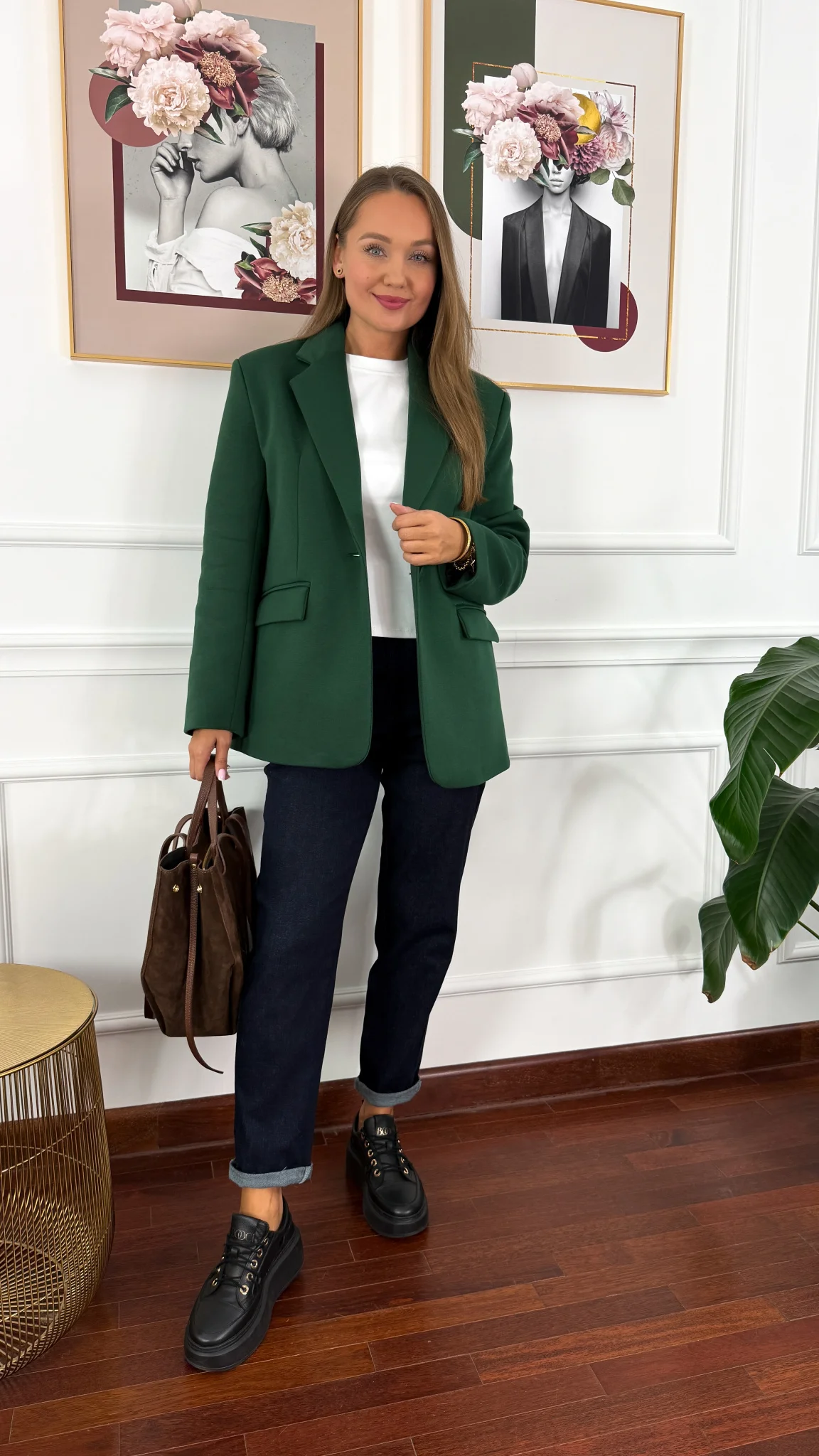 Marynarka Camila butelkowa zieleń