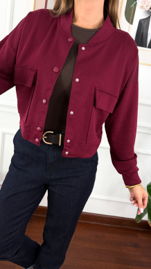 Bomberka Lorca burgundowa