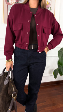 Bomberka Lorca burgundowa