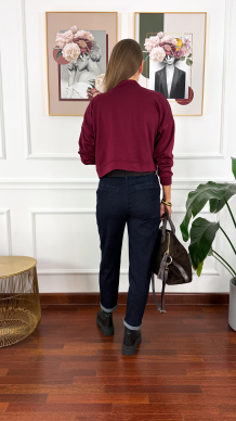 Bomberka Lorca burgundowa