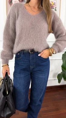 Moherowy sweter Lily fango