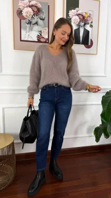 Moherowy sweter Lily fango
