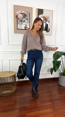 Moherowy sweter Lily fango