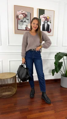 Moherowy sweter Lily fango