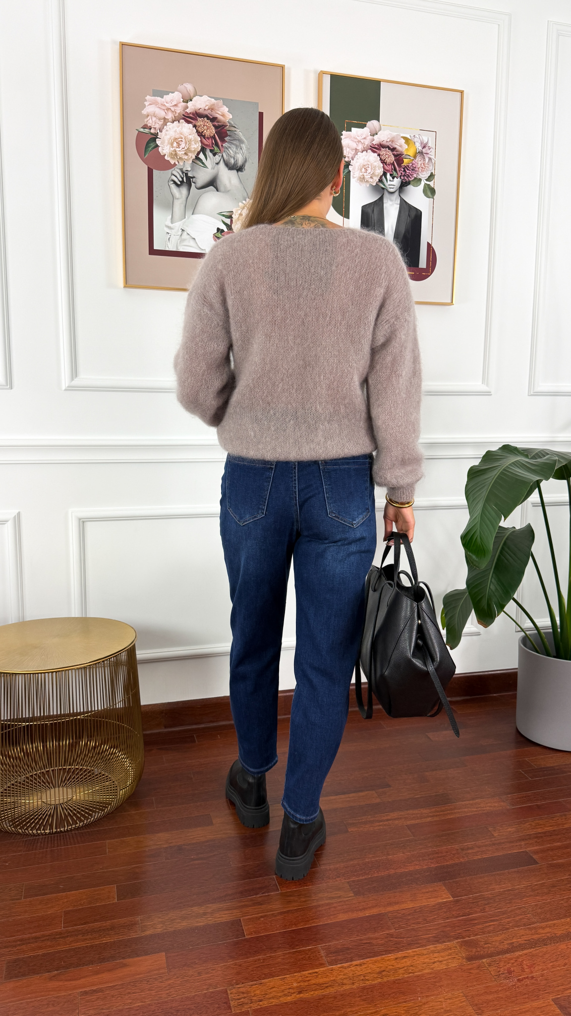 Moherowy sweter Lily fango