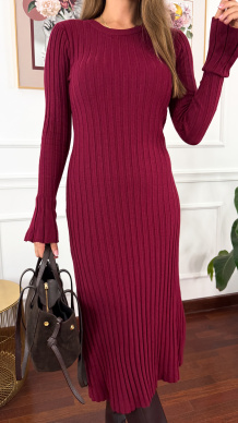 Sukienka Paloma bordowa