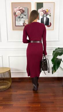 Sukienka Paloma bordowa