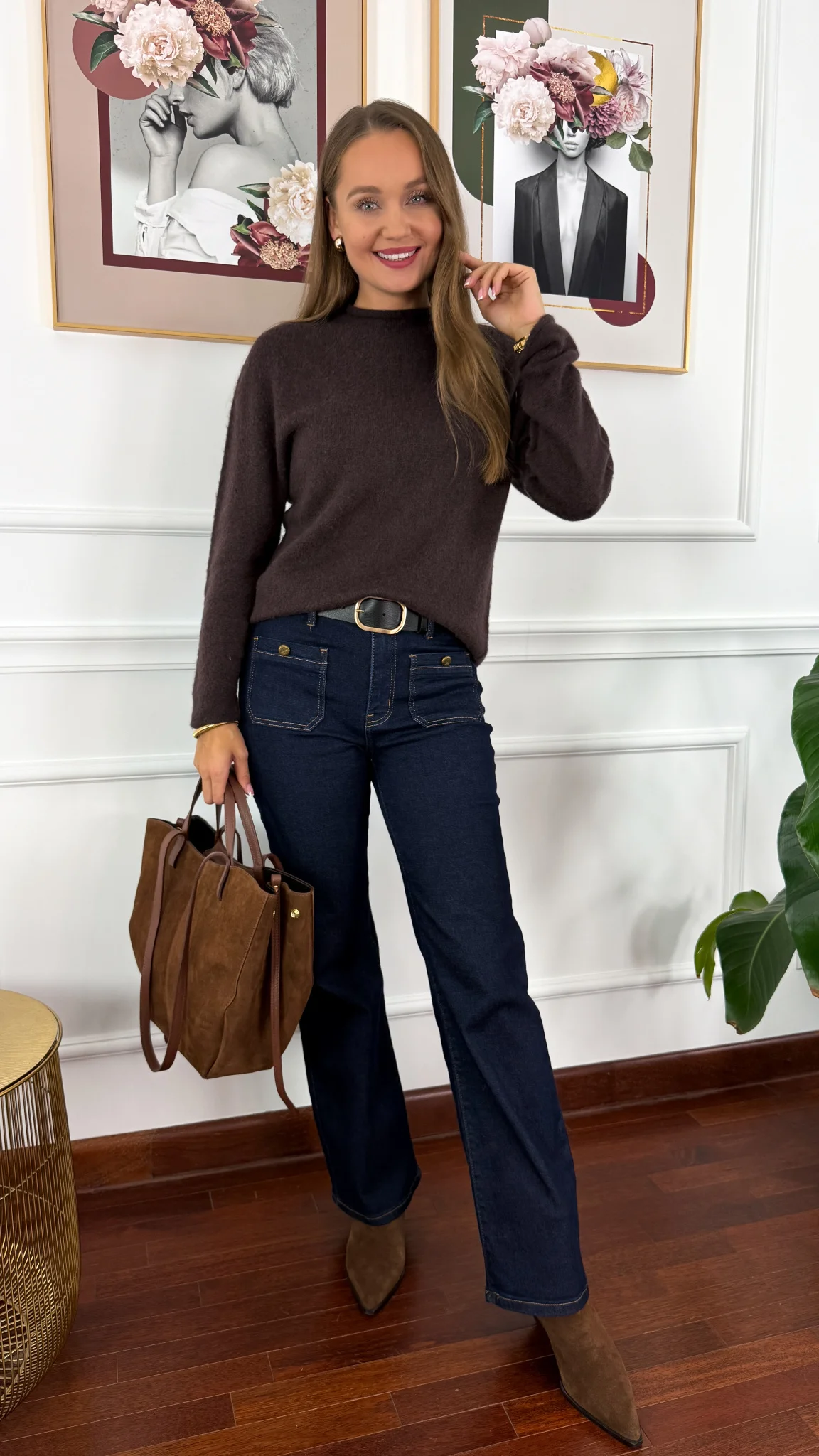 Sweter Donata czekoladowy