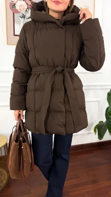 Kurtka Elvo brązowa