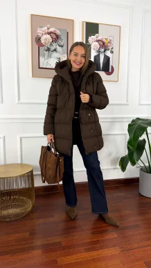 Kurtka Elvo brązowa