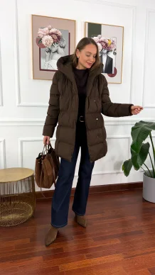 Kurtka Elvo brązowa