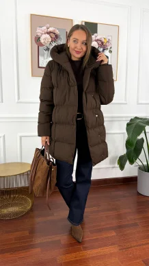 Kurtka Elvo brązowa