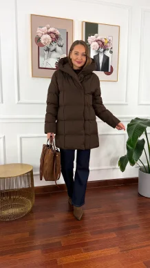 Kurtka Elvo brązowa