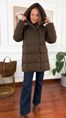 Kurtka Elvo brązowa