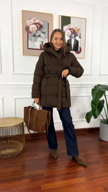 Kurtka Elvo brązowa