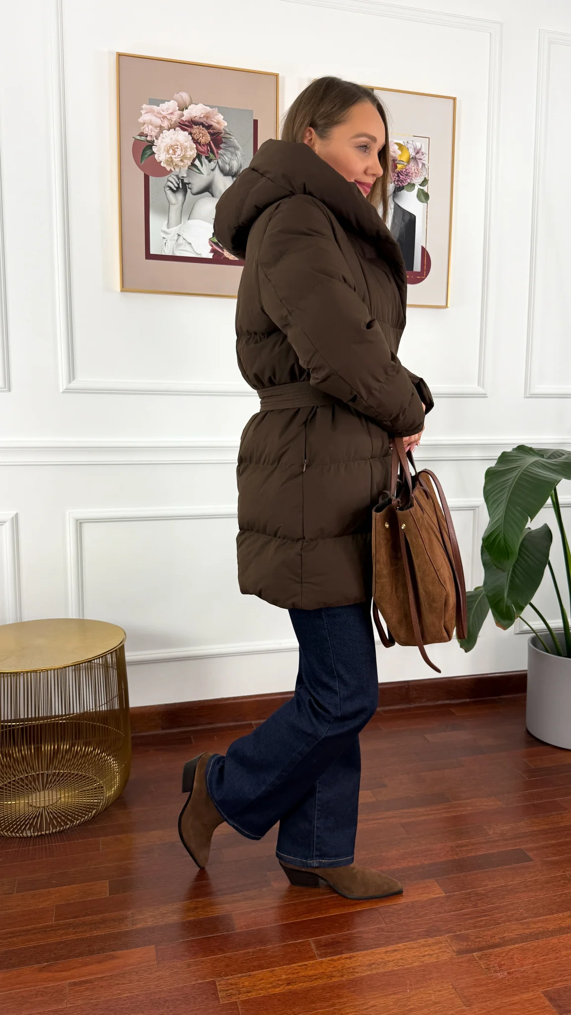 Kurtka Elvo brązowa