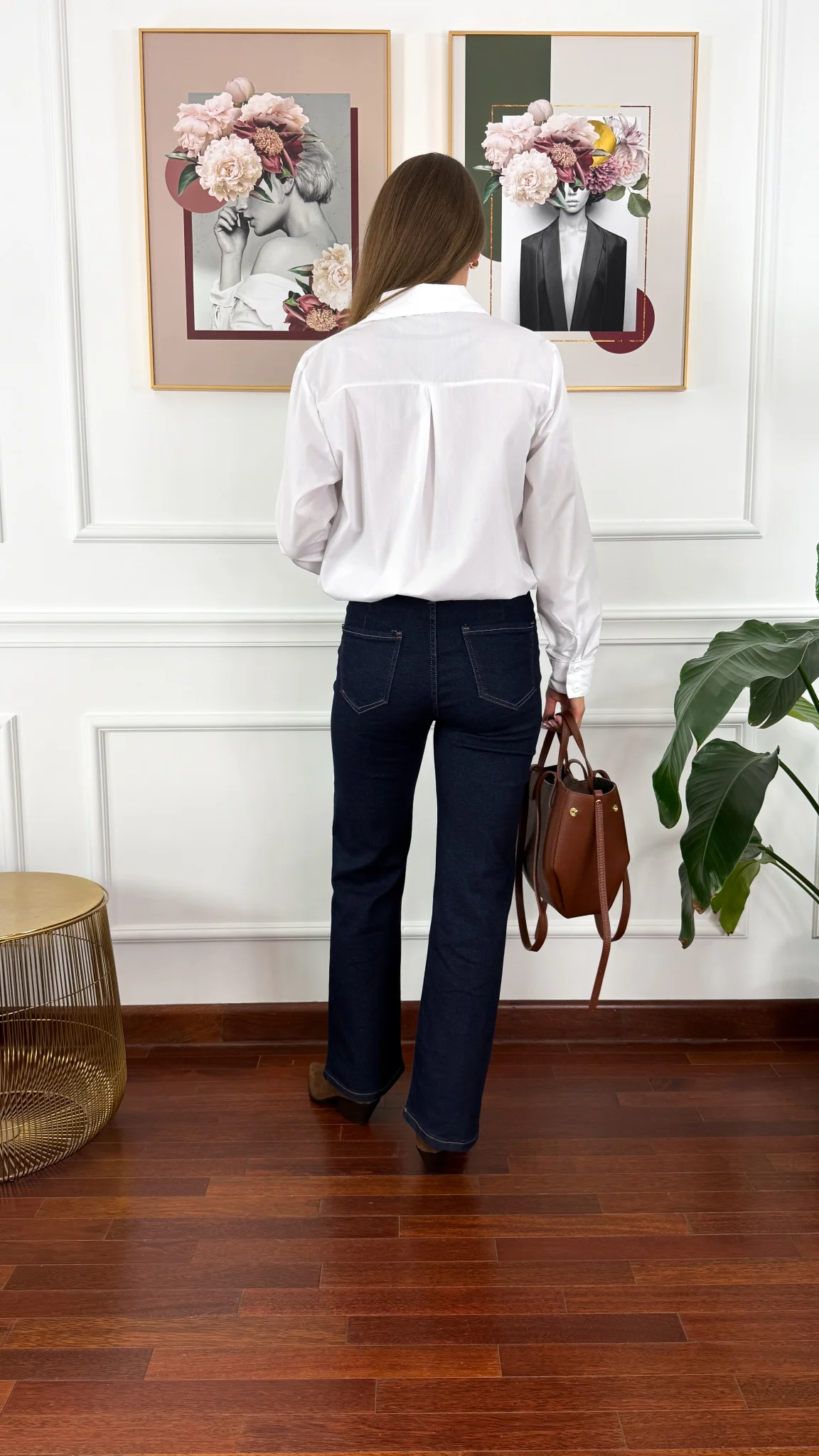 Bawełniana koszula Fosca biała