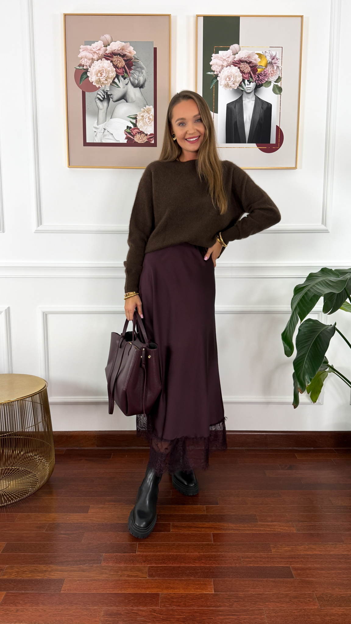 Wełniany sweter Alma...