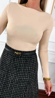 Bawełniana bluzka Paola beżowa