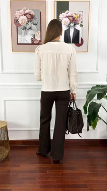 Bawełniana koszula Martina ecru