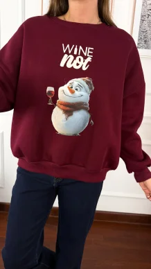 Bawełniana bluza Star bordowa