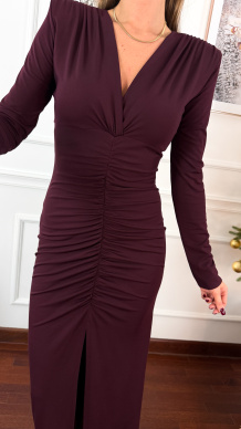 Sukienka maxi Faith burgudnowa