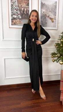 Sukienka maxi Jelma czarna