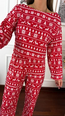 Bawełniana piżamka Santa renifery