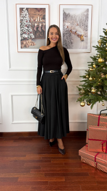 Wiskozowa bluzka Carol czekoladowa