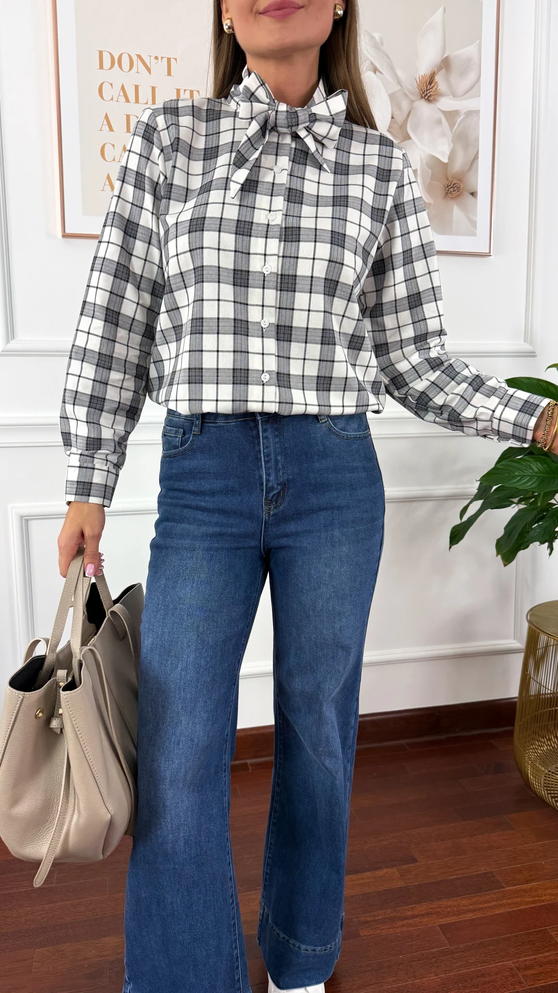 Spodnie extra-long Talen ciemny denim