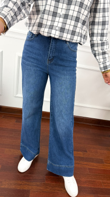Spodnie extra-long Talen ciemny denim