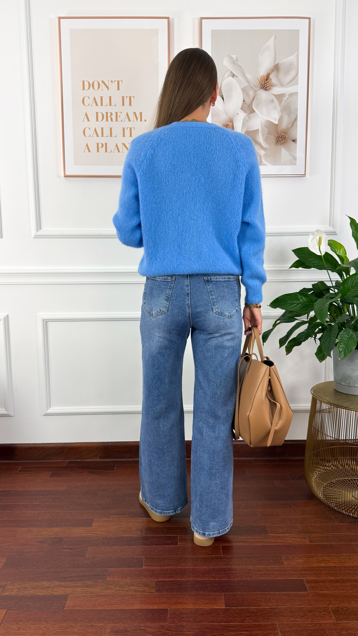 Spodnie wide-leg Terra denim