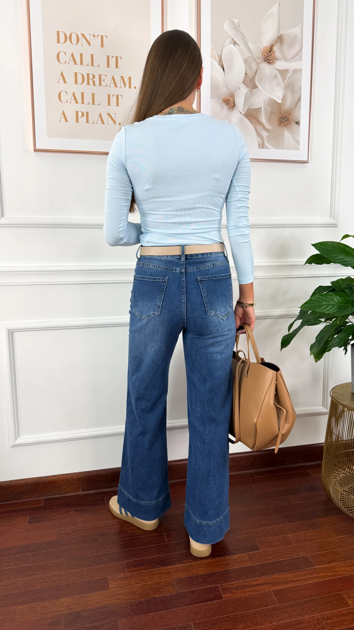 Bawełniana bluzka Talin błękitna