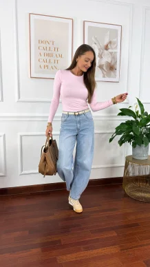 Bawełniana bluzka Talin różowa