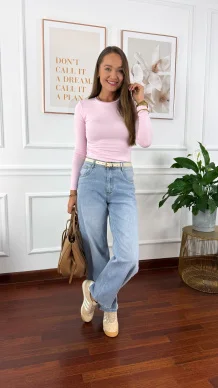 Bawełniana bluzka Talin różowa