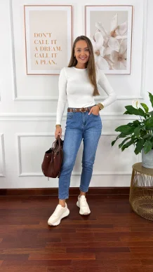 Bawełniana bluzka Talin biała