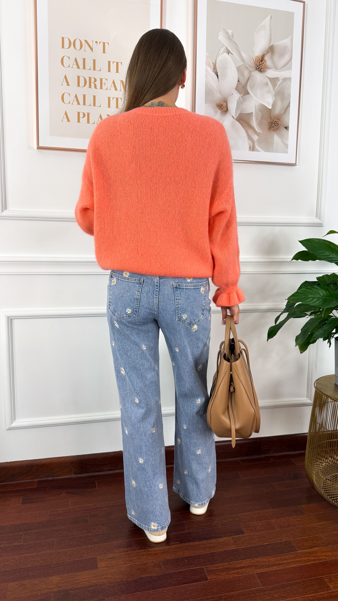 Spodnie Daisy wide leg denim