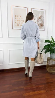 Sukienka Costa jasny denim