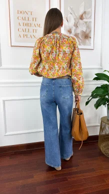 Bawełniana koszula Livia kwiaty