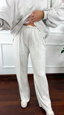 Wiskozowy komplet dresowy Adel szary