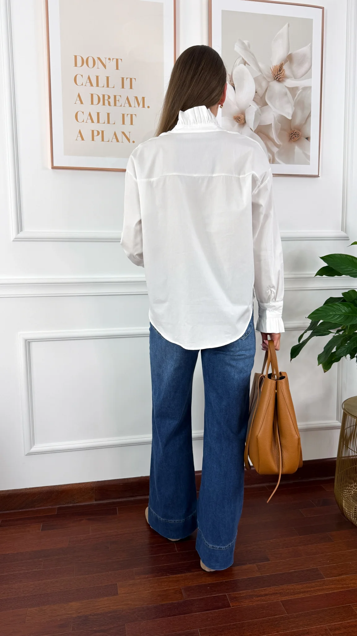 Bawełniana koszula Imara biała