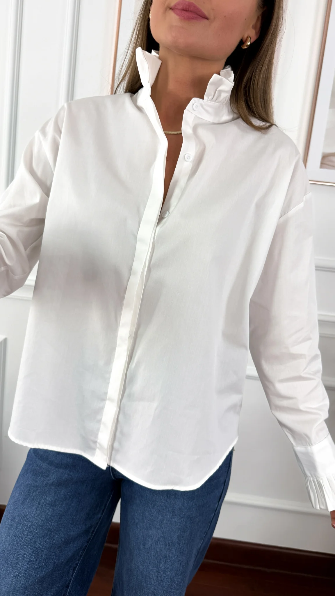 Bawełniana koszula Imara biała