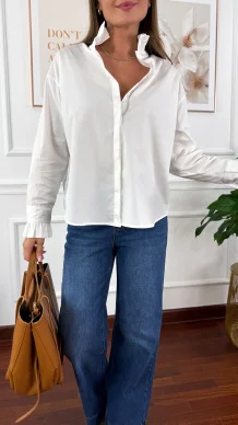 Bawełniana koszula Imara biała