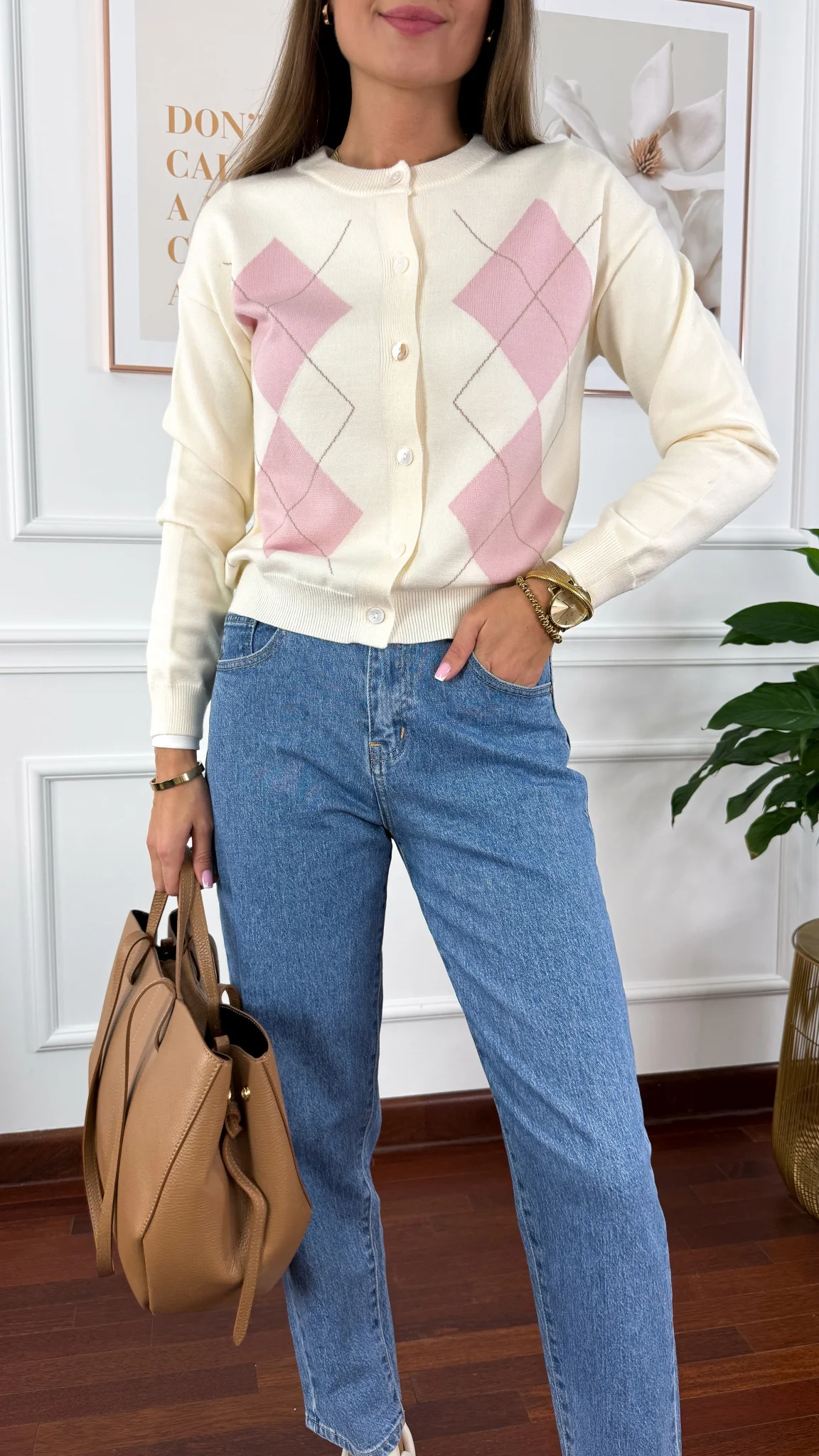 Jeansowe spodnie Vibe mom fit denim